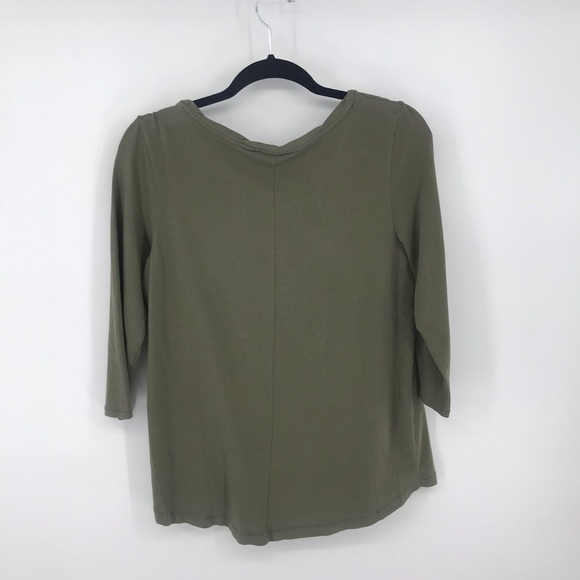 Sigrid Olsen 3/4 Sleeve Top - Picture 3 of 9